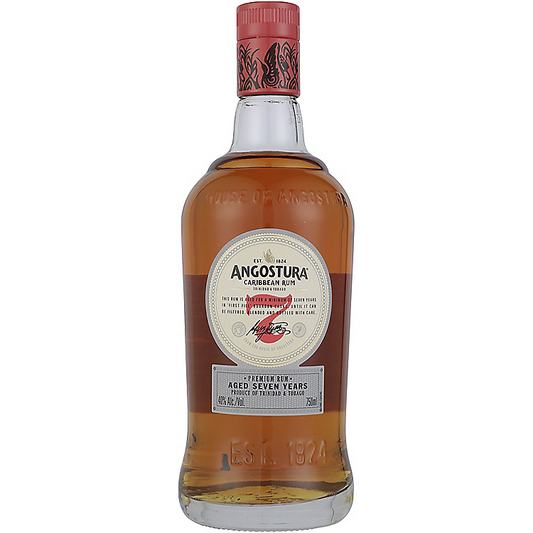 ANGOSTURA AGED RUM 7 YR 80 W/ ORANGE BITTERS HITCHHIKER 750ML
