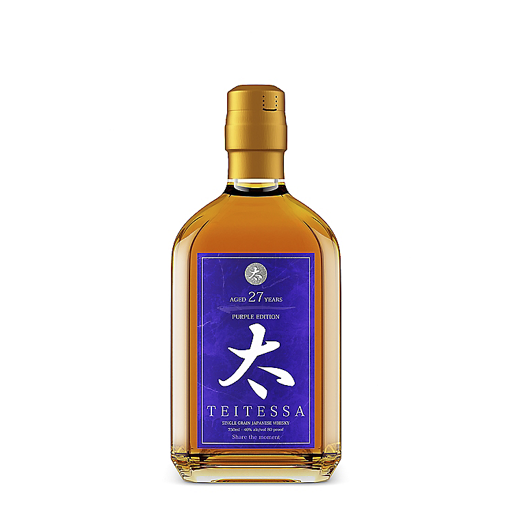 TEITESSA SINGLE GRAIN JAPANESE WHISKY PURPLE EDITION 27 YR 80 750ML