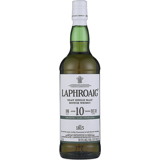 Laphroaig Single Malt Scotch Original Cask Strength Batch 016 10 Yr 117 750ML