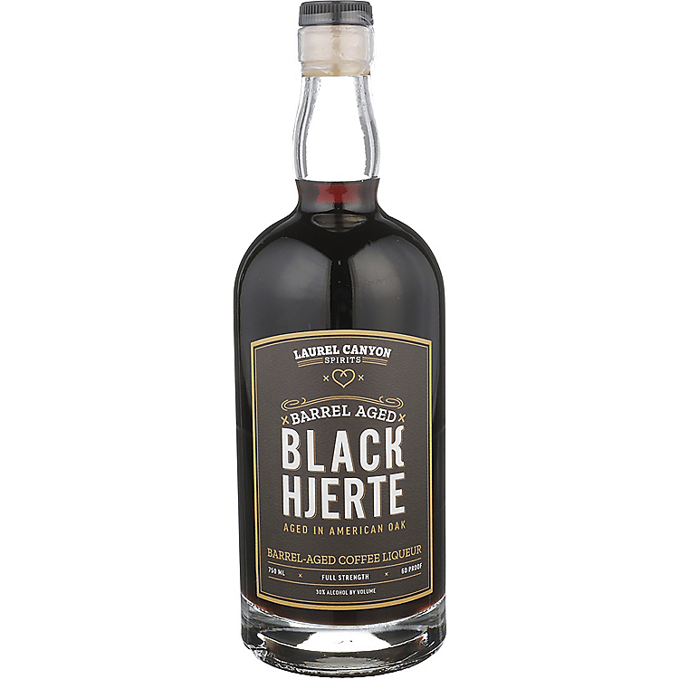BLACK HJERTE COFFEE LIQUEUR BARREL-AGED IN OAK BOURBON BARRELS 60 750ML