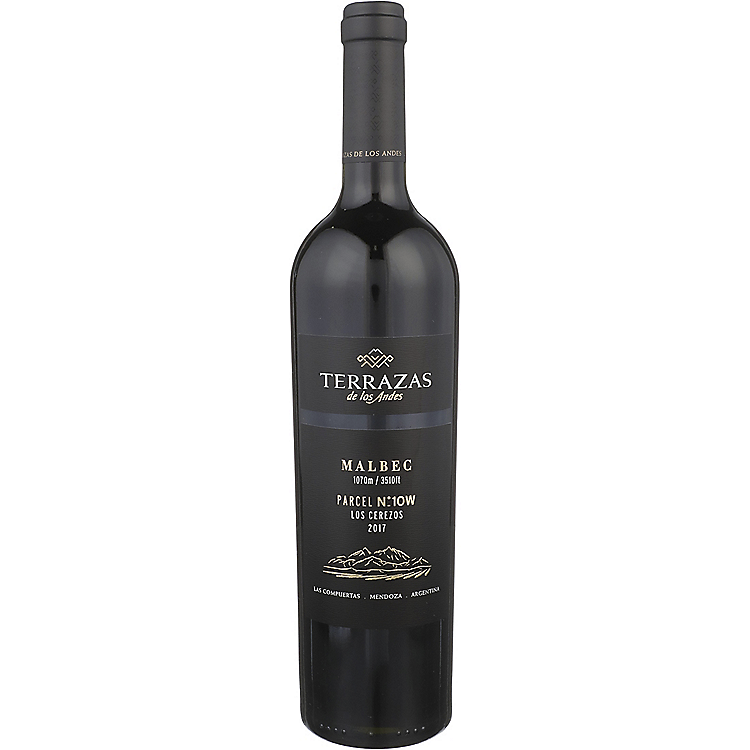 TERRAZAS DE LOS ANDES MALBEC PARCEL NO. 10W LOS CEREZOS LAS COMPUERTAS 2017 750ML