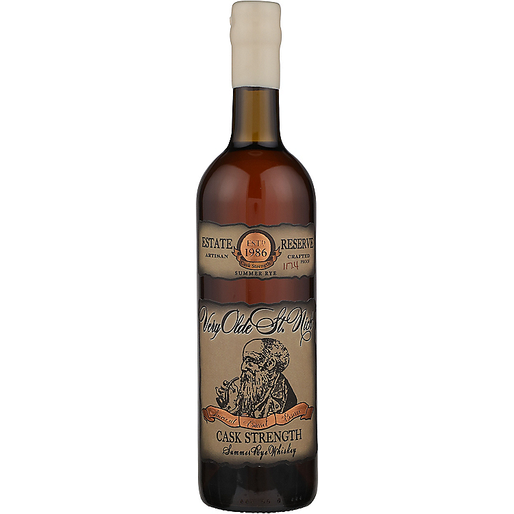 VERY OLDE ST. NICK SUMMER RYE WHISKEY CASK STRENGTH ESTATE RESERVE 119.1 750ML