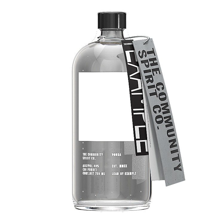 THE COMMUNITY SPIRIT CO. VODKA 80 750ML