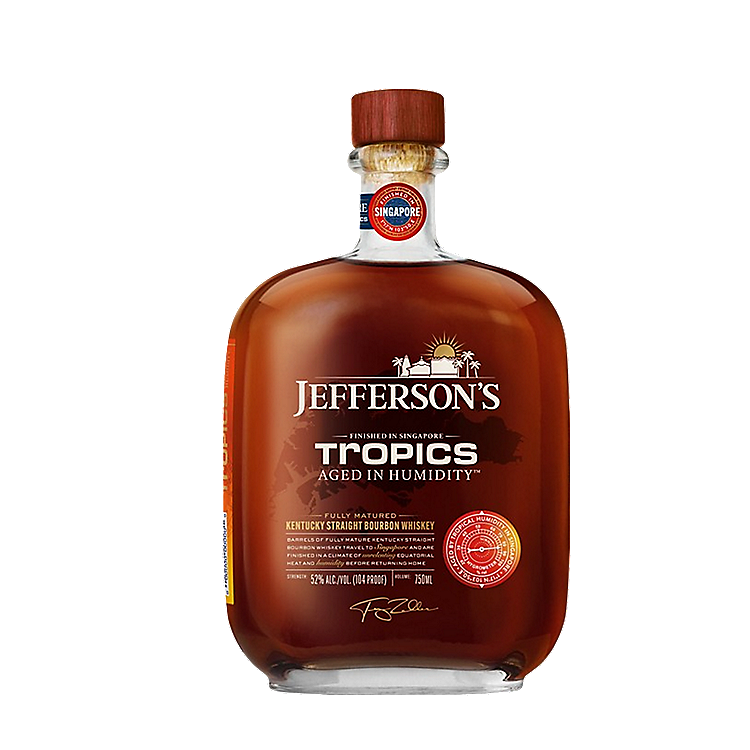 JEFFERSON'S STRAIGHT BOURBON TROPICS AGED IN HUMIDITY 104 750ML