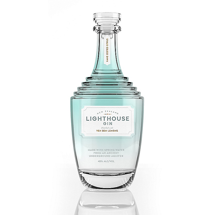 LIGHTHOUSE DRY GIN YEN BEN LEMONS 80 750ML