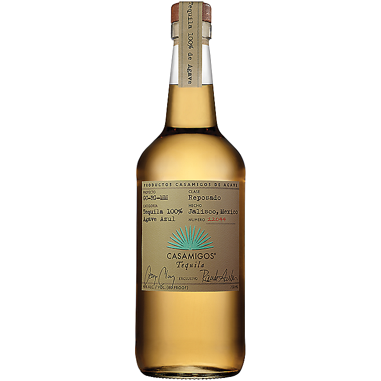 CASAMIGOS TEQUILA REPOSADO CRYSTAL W/ 4 COASTER 750ML