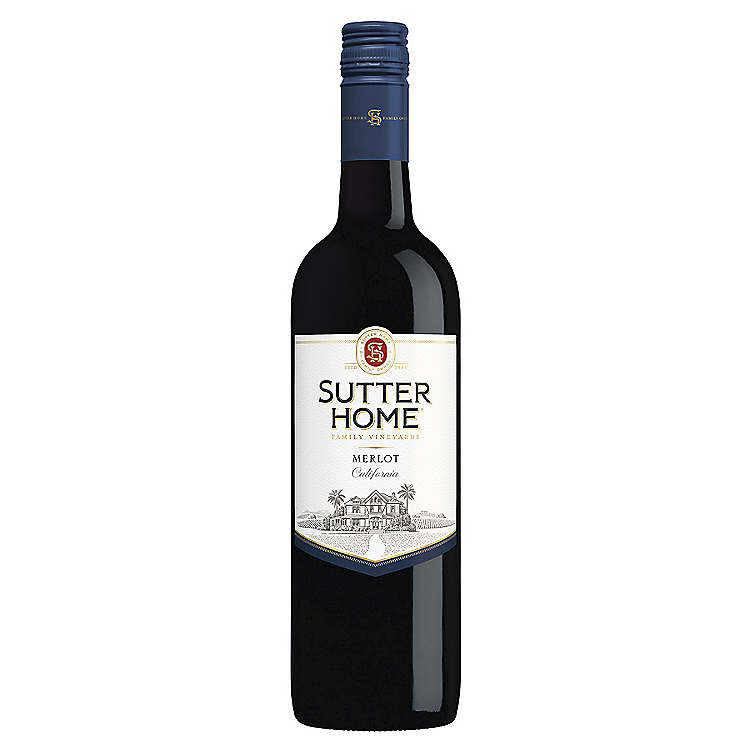 SUTTER HOME MERLOT CALIFORNIA 750ML