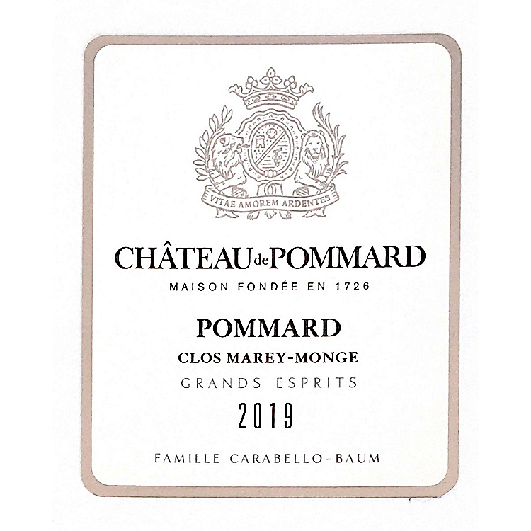 CHATEAU DE POMMARD GRANDS ESPRITS 2019 750ML