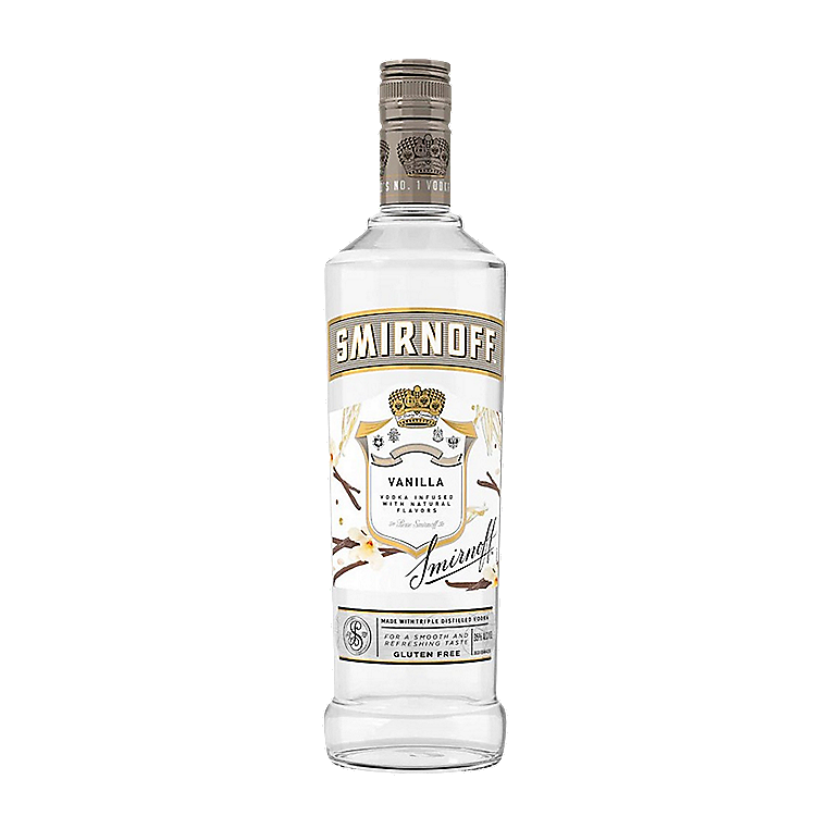 SMIRNOFF VODKA VANILLA FLAVORED 60 750ML