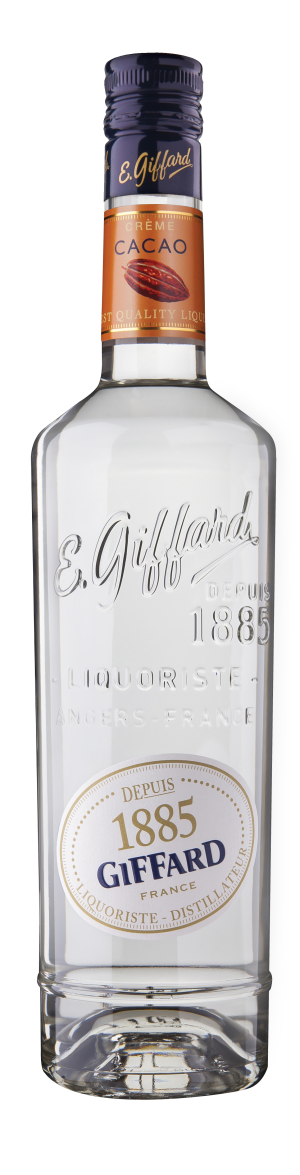 Giffard Creme de Cacao Blanc Chocolate Liqueur 750ML, True Cacao From a Historic French House