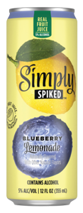 Simply Spiked Blueberry Lemonade