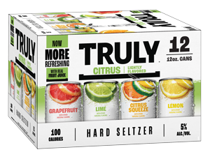 TRULY Hard Seltzer Citrus Variety Pack (24 - 12oz Cans, 12 Pack)