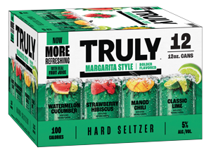 TRULY Hard Seltzer Margarita Style Variety Pack (24 - 12oz Cans, 12 Pack)